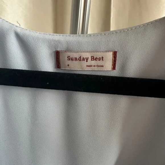 Aritzia blue Wrap Mini Dress - Picture 5 of 10